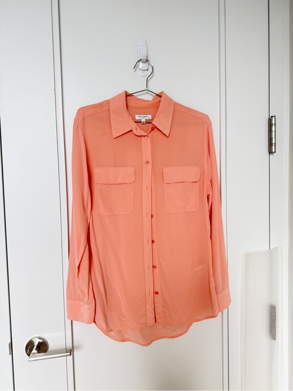 Equipment Coral Button-Down Shirt